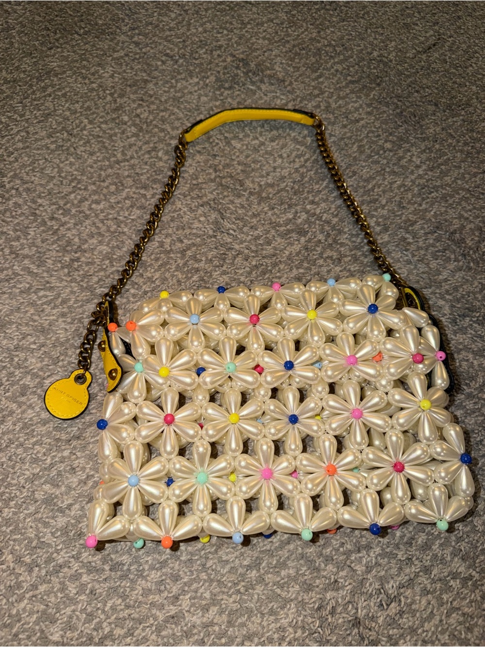Kurt Geiger London Kensington Beaded Shoulder Bag - Picture 4 of 10